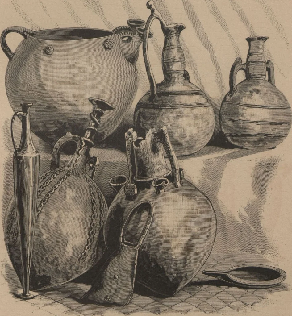 An illustration from The Metropolitan Museum of Art / edited by L.P. di Cesnola ; illustrations by George Gibson, 1882, leaf 13