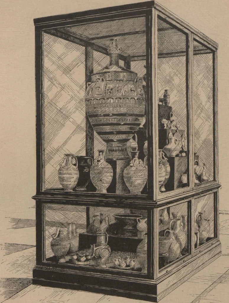 An illustration from The Metropolitan Museum of Art / edited by L.P. di Cesnola ; illustrations by George Gibson, 1882, leaf 19
