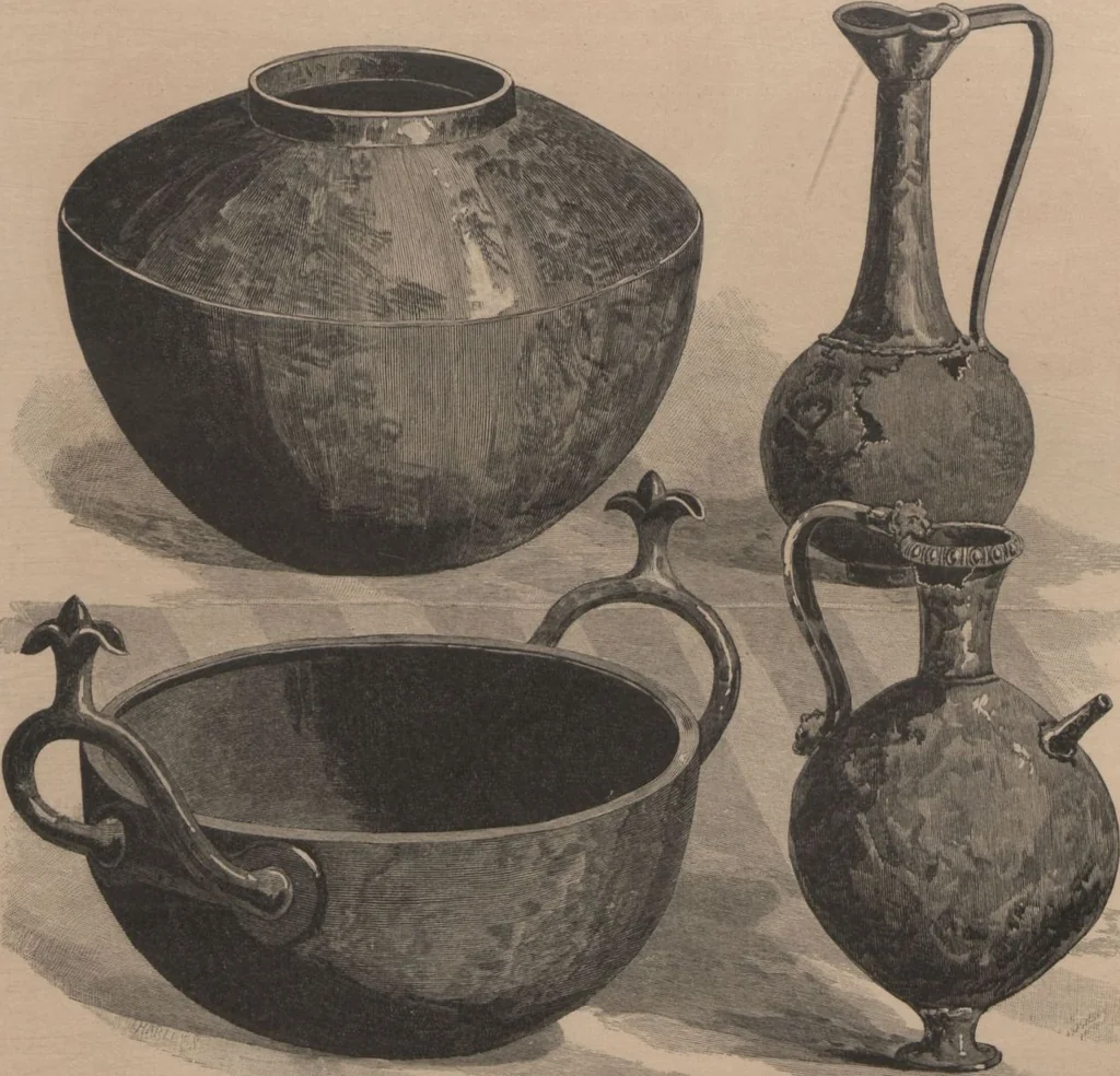 An illustration from The Metropolitan Museum of Art / edited by L.P. di Cesnola ; illustrations by George Gibson, 1882, leaf 22