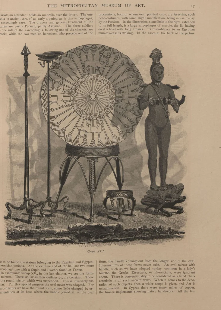 An illustration from The Metropolitan Museum of Art / edited by L.P. di Cesnola ; illustrations by George Gibson, 1882, leaf 25