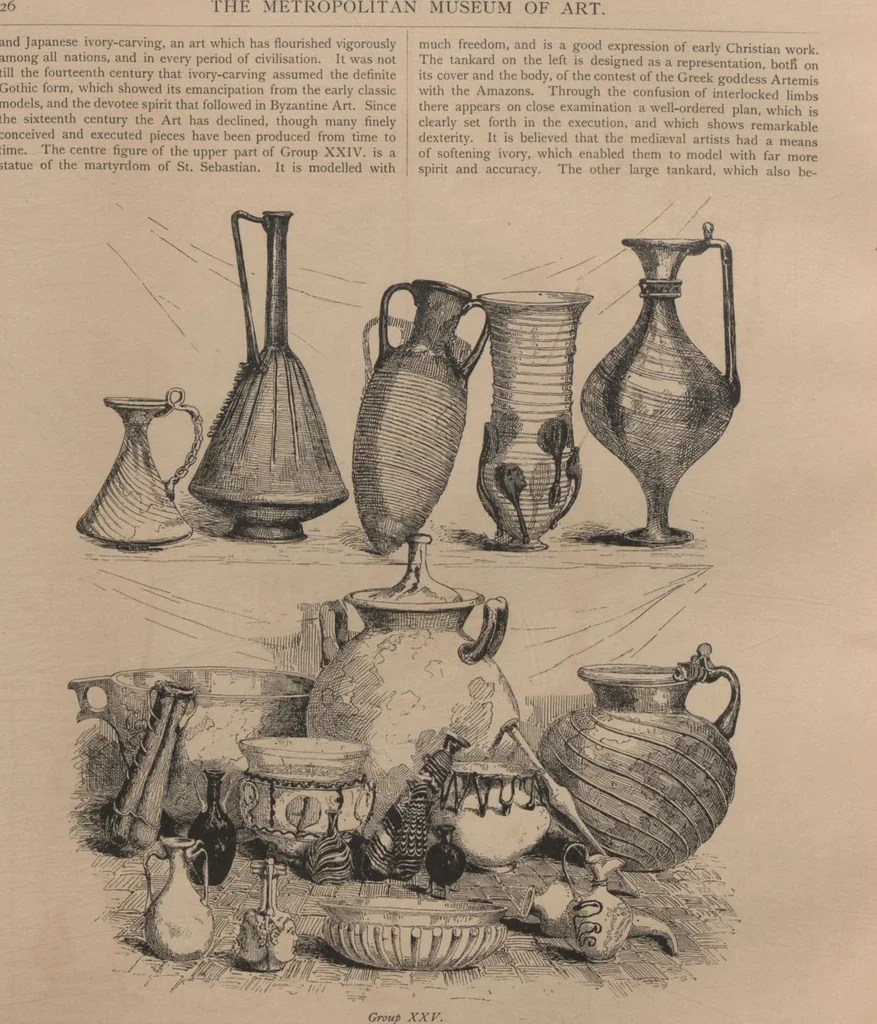 An illustration from The Metropolitan Museum of Art / edited by L.P. di Cesnola ; illustrations by George Gibson, 1882, leaf 34