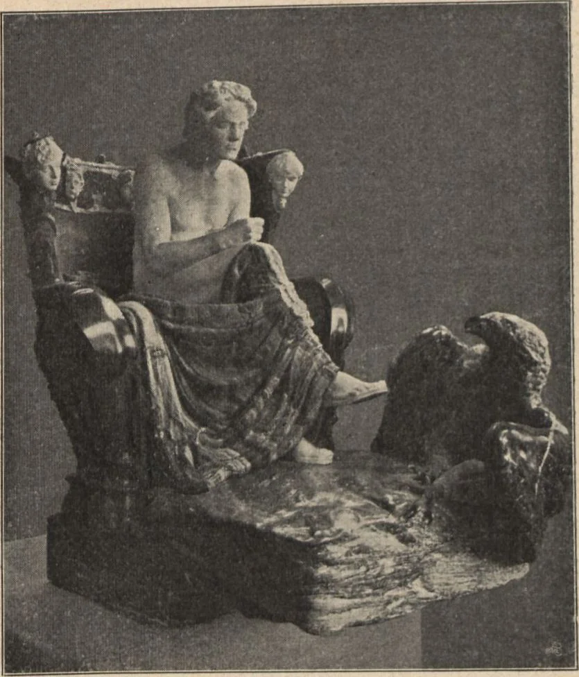 An illustration from Klingers Beethoven und die farbige Plastik der Griechen / Dr. Heinrich Bulle, 1903, leaf 11