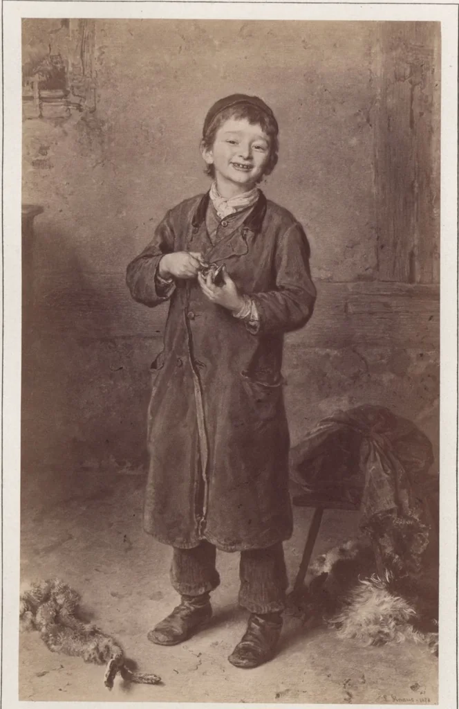An illustration from Ludwig Knaus : Photographien nach Originalen des Meisters, 1881, leaf 13