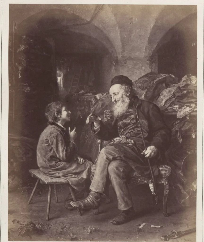 An illustration from Ludwig Knaus : Photographien nach Originalen des Meisters, 1881, leaf 6