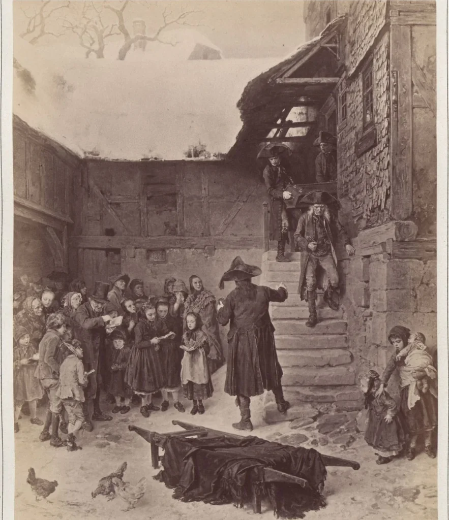 An illustration from Ludwig Knaus : Photographien nach Originalen des Meisters, 1881, leaf 7
