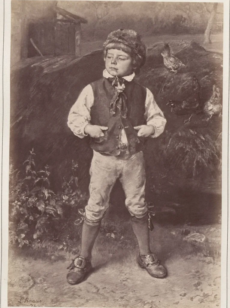 An illustration from Ludwig Knaus : Photographien nach Originalen des Meisters, 1881, leaf 8