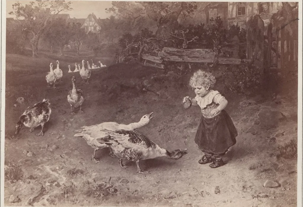 An illustration from Ludwig Knaus : Photographien nach Originalen des Meisters, 1881, leaf 9