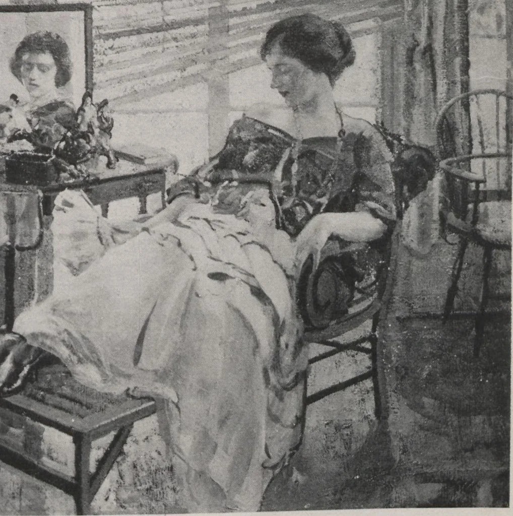 An illustration from The Milch Galleries : important works in paintings and sculpture / by leading American artists, 1921, leaf 17