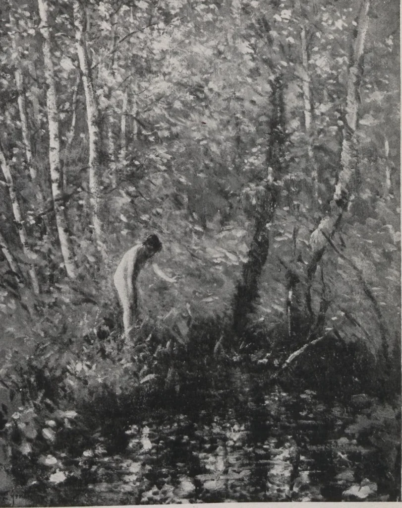 An illustration from The Milch Galleries : important works in paintings and sculpture / by leading American artists, 1921, leaf 19