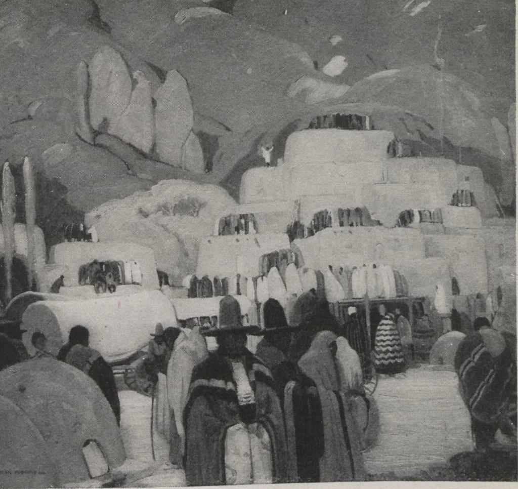 An illustration from The Milch Galleries : important works in paintings and sculpture / by leading American artists, 1921, leaf 33