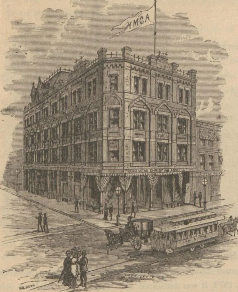An illustration from Industries of Massachusetts : historical and descriptive review of Lynn, Lowell, Lawrence, Haverhill, Salem, Beverly, Peabody, Danvers, Gloucester, Newburyport and Amesbury, and their leading manufacturers and merchants, 1886, leaf 18