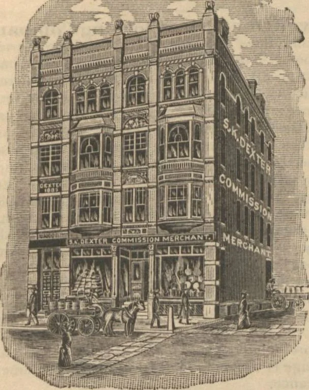 An illustration from Industries of Massachusetts : historical and descriptive review of Lynn, Lowell, Lawrence, Haverhill, Salem, Beverly, Peabody, Danvers, Gloucester, Newburyport and Amesbury, and their leading manufacturers and merchants, 1886, leaf 63