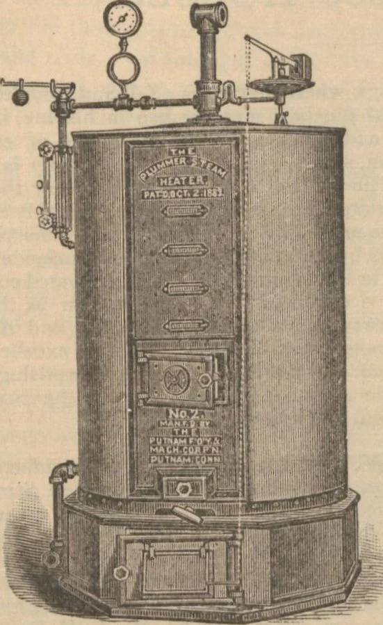 An illustration from Industries of Massachusetts : historical and descriptive review of Lynn, Lowell, Lawrence, Haverhill, Salem, Beverly, Peabody, Danvers, Gloucester, Newburyport and Amesbury, and their leading manufacturers and merchants, 1886, leaf 94