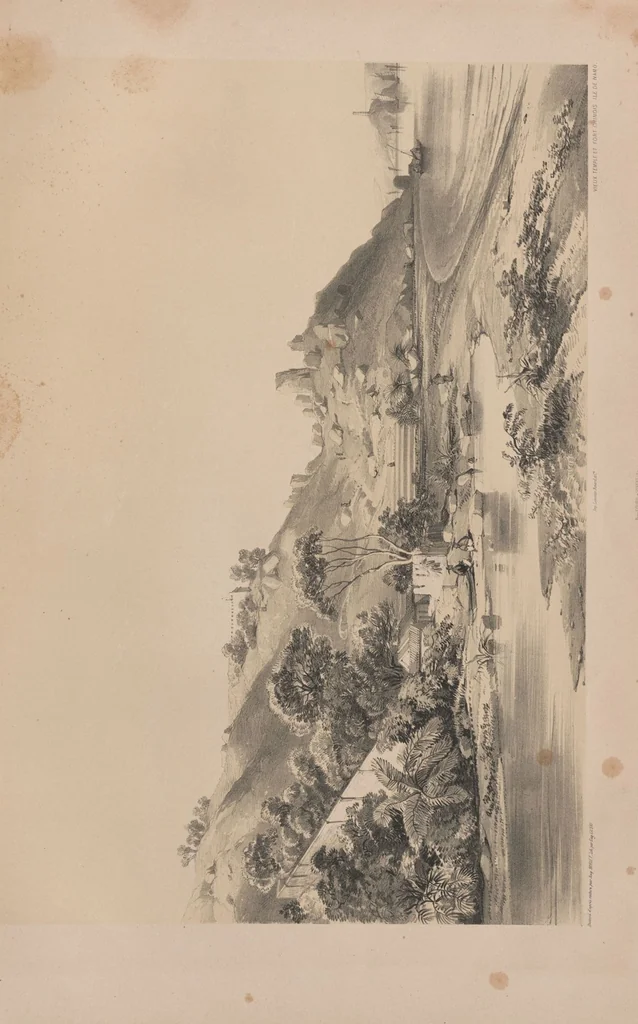 An illustration from Sketches of China and the Chinese / from drawings by Auguste Borget, 1842, leaf 19