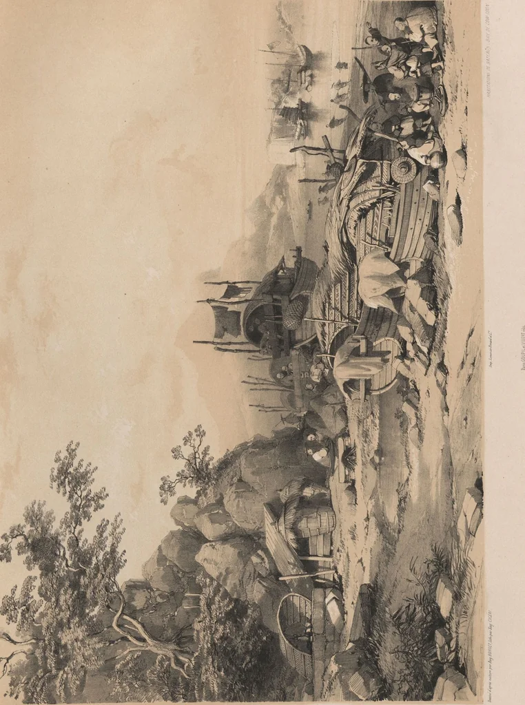 An illustration from Sketches of China and the Chinese / from drawings by Auguste Borget, 1842, leaf 25