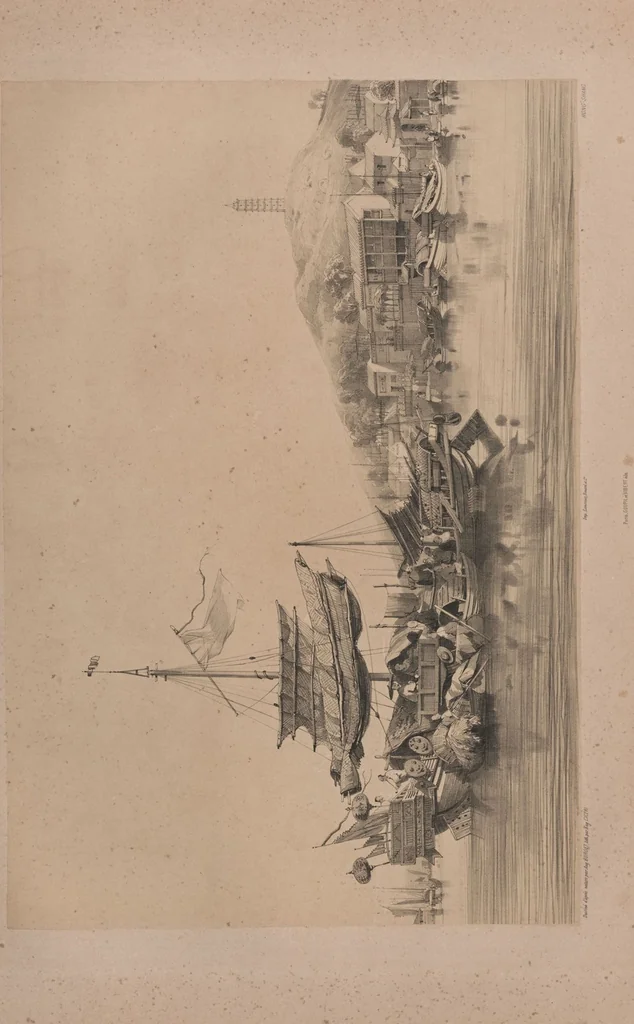 An illustration from Sketches of China and the Chinese / from drawings by Auguste Borget, 1842, leaf 41