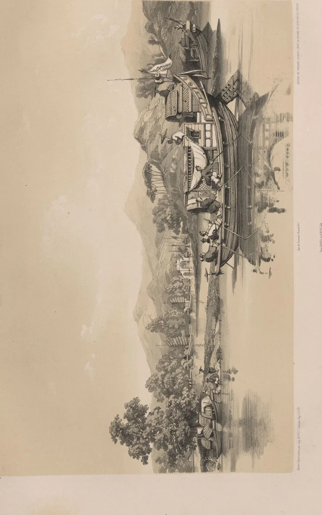 An illustration from Sketches of China and the Chinese / from drawings by Auguste Borget, 1842, leaf 43
