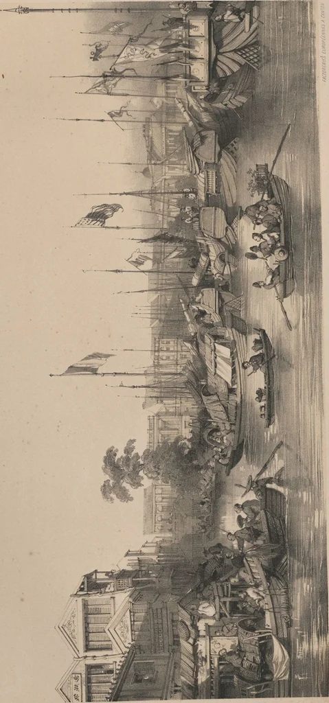 An illustration from Sketches of China and the Chinese / from drawings by Auguste Borget, 1842, leaf 53