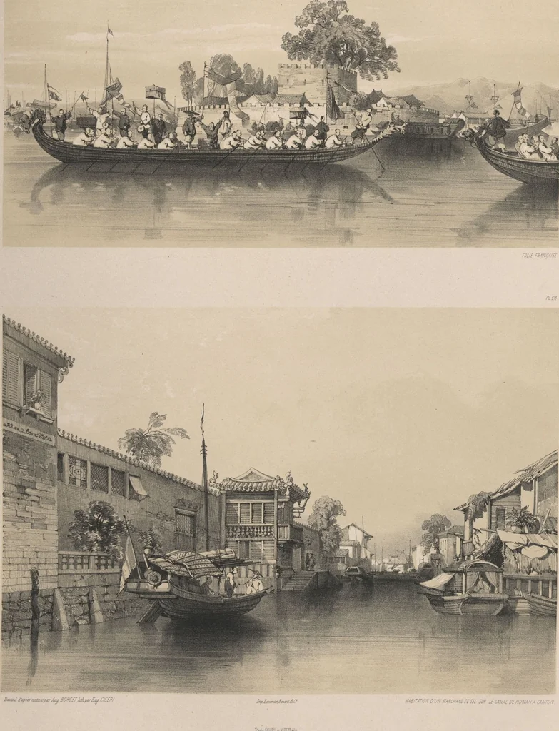An illustration from Sketches of China and the Chinese / from drawings by Auguste Borget, 1842, leaf 59