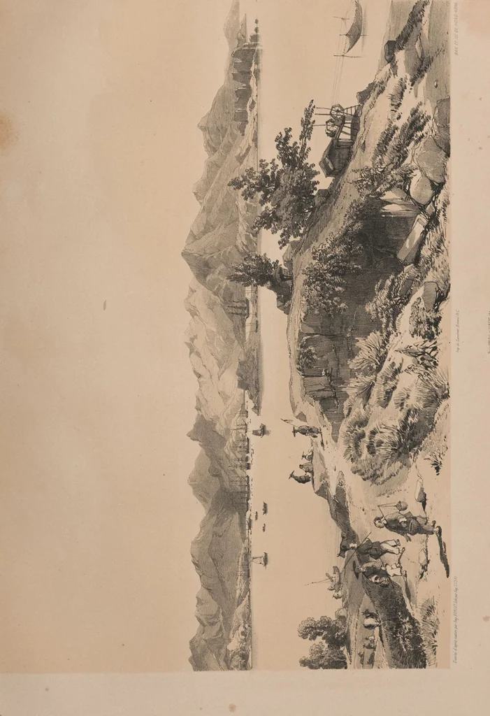 An illustration from Sketches of China and the Chinese / from drawings by Auguste Borget, 1842, leaf 67