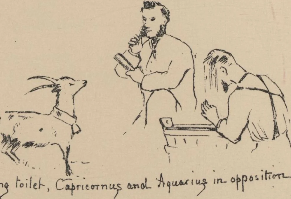 An illustration from How we spent the summer, or, A "Voyage en zigzag" in Switzerland and Tyrol with some members of the Alpine Club : from the sketch book of one of the party [i.e. Elizabeth Tuckett], 1864, leaf 50