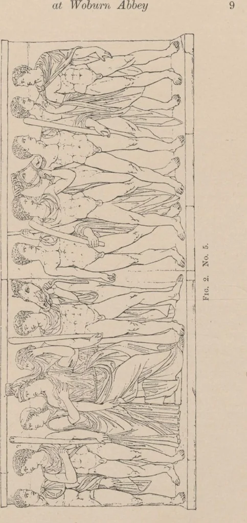 An illustration from A catalogue of sculpture at Woburn Abbey, in the collection of His Grace the Duke of Bedford / by A.H. Smith, 1900, leaf 13