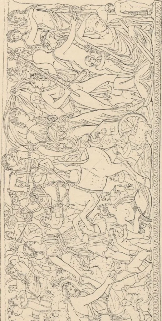An illustration from A catalogue of sculpture at Woburn Abbey, in the collection of His Grace the Duke of Bedford / by A.H. Smith, 1900, leaf 25