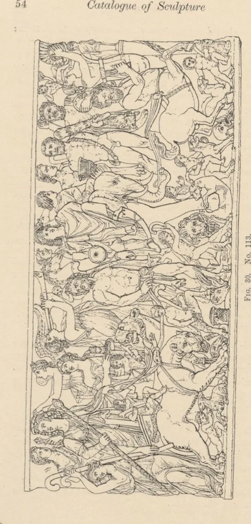 An illustration from A catalogue of sculpture at Woburn Abbey, in the collection of His Grace the Duke of Bedford / by A.H. Smith, 1900, leaf 58