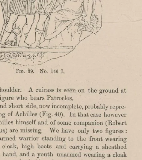 An illustration from A catalogue of sculpture at Woburn Abbey, in the collection of His Grace the Duke of Bedford / by A.H. Smith, 1900, leaf 75