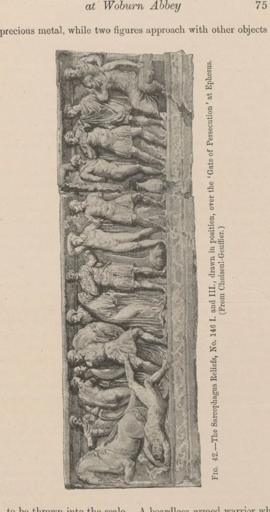 An illustration from A catalogue of sculpture at Woburn Abbey, in the collection of His Grace the Duke of Bedford / by A.H. Smith, 1900, leaf 79