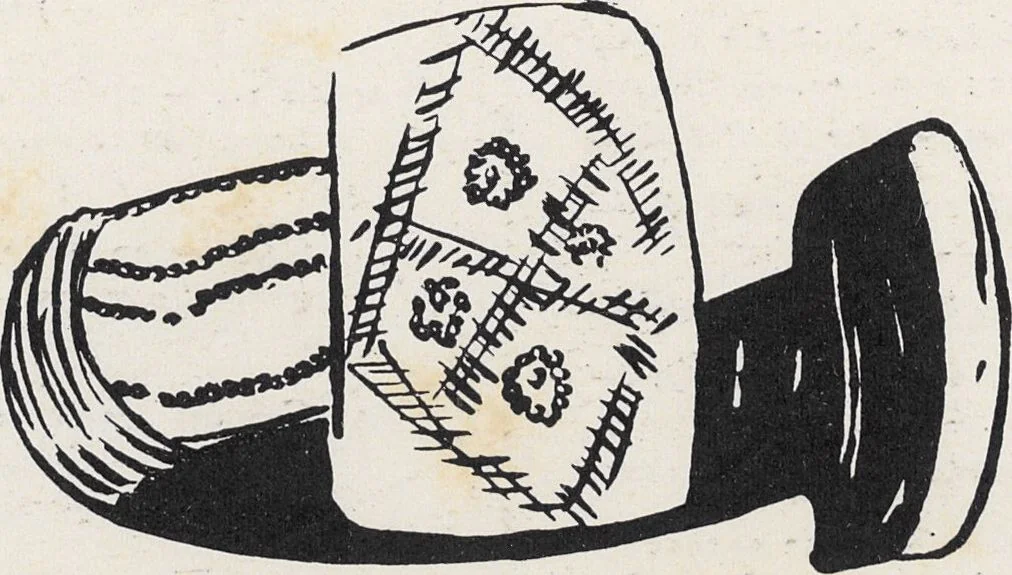 An illustration from La decoration primitive : Afrique : quarante-deux planches accompagnées d'une préface et d'une table descriptive / P.-C. Lepage, 1922, leaf 13