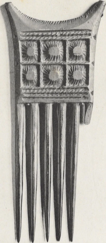An illustration from La decoration primitive : Afrique : quarante-deux planches accompagnées d'une préface et d'une table descriptive / P.-C. Lepage, 1922, leaf 52
