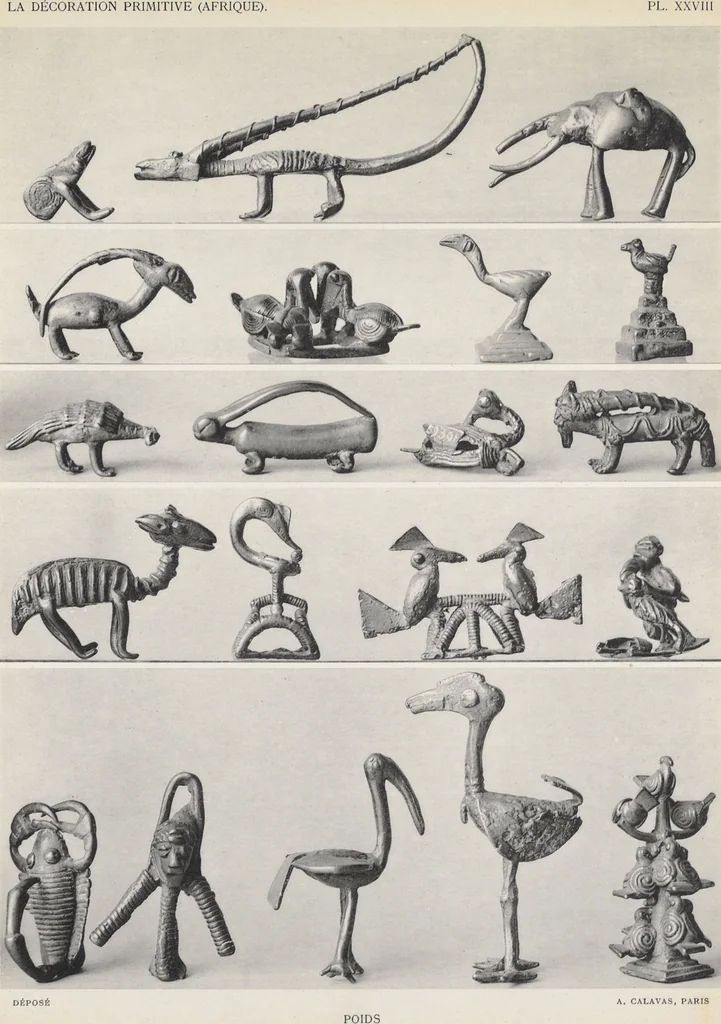 An illustration from La decoration primitive : Afrique : quarante-deux planches accompagnées d'une préface et d'une table descriptive / P.-C. Lepage, 1922, leaf 68