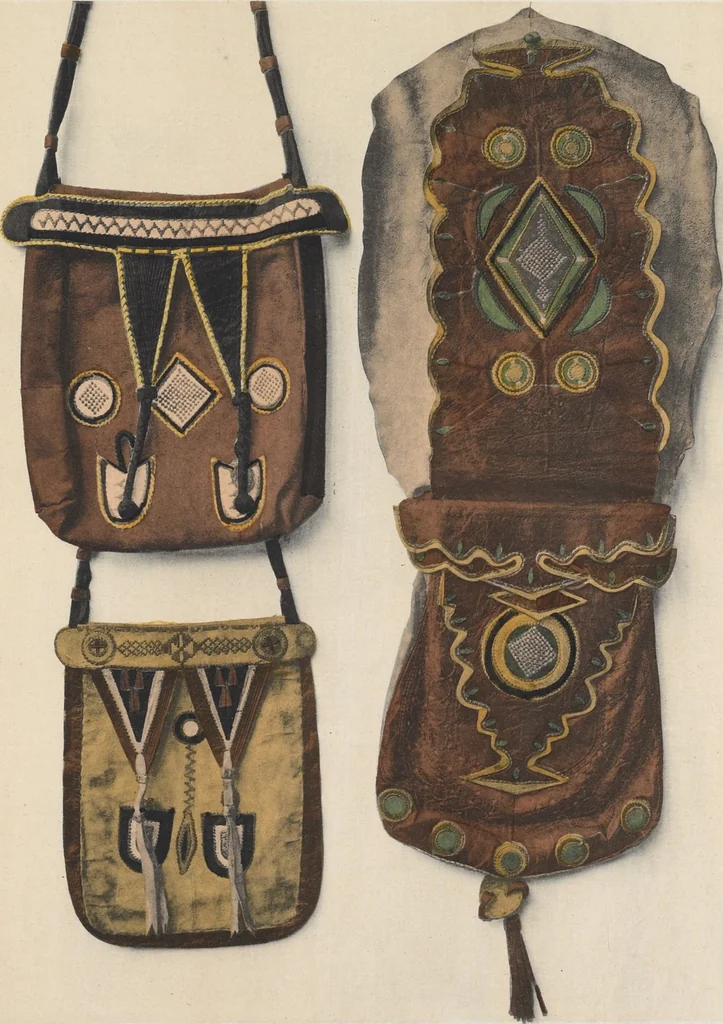 An illustration from La decoration primitive : Afrique : quarante-deux planches accompagnées d'une préface et d'une table descriptive / P.-C. Lepage, 1922, leaf 88