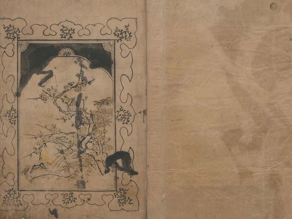 An illustration from Illustrations of Various Professions (Wakoku shoshoku e-zukushi 和国諸職絵尽), 1685, leaf 2