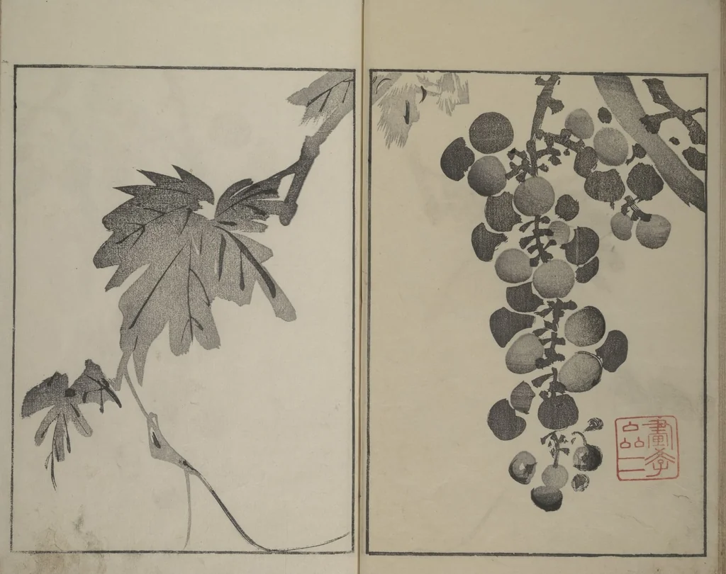An illustration from Shazanrō (Bunchō) Picture Book (Shazanrō ehon 寫山樓畫本), 1811, leaf 14