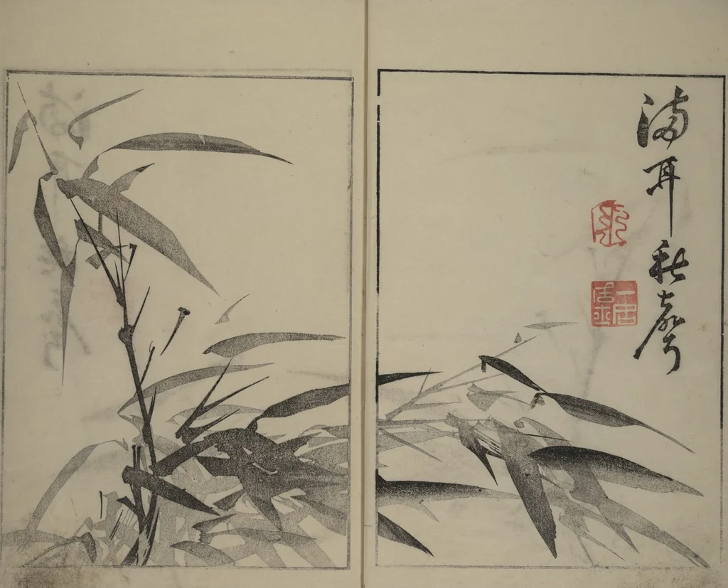 An illustration from Shazanrō (Bunchō) Picture Book (Shazanrō ehon 寫山樓畫本), 1811, leaf 5