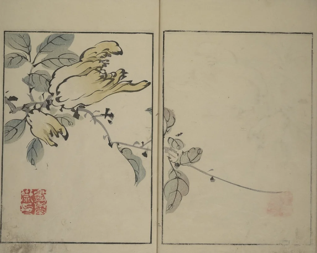 An illustration from Shazanrō (Bunchō) Picture Book (Shazanrō ehon 寫山樓畫本), 1811, leaf 6