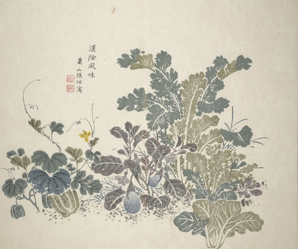 An illustration from Yūsai Picture Album (Yūsai gafu 融齋畫譜), 1831, leaf 15
