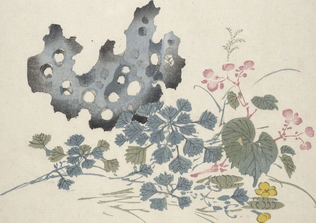 An illustration from Yūsai Picture Album (Yūsai gafu 融齋畫譜), 1831, leaf 21