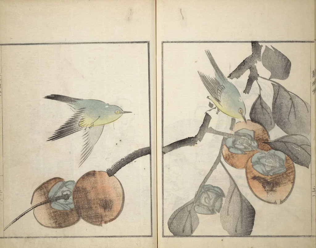 An illustration from Sōnan (Chinnen) Picture Album (Sōnan gafu 楚南画譜), 1834, leaf 27