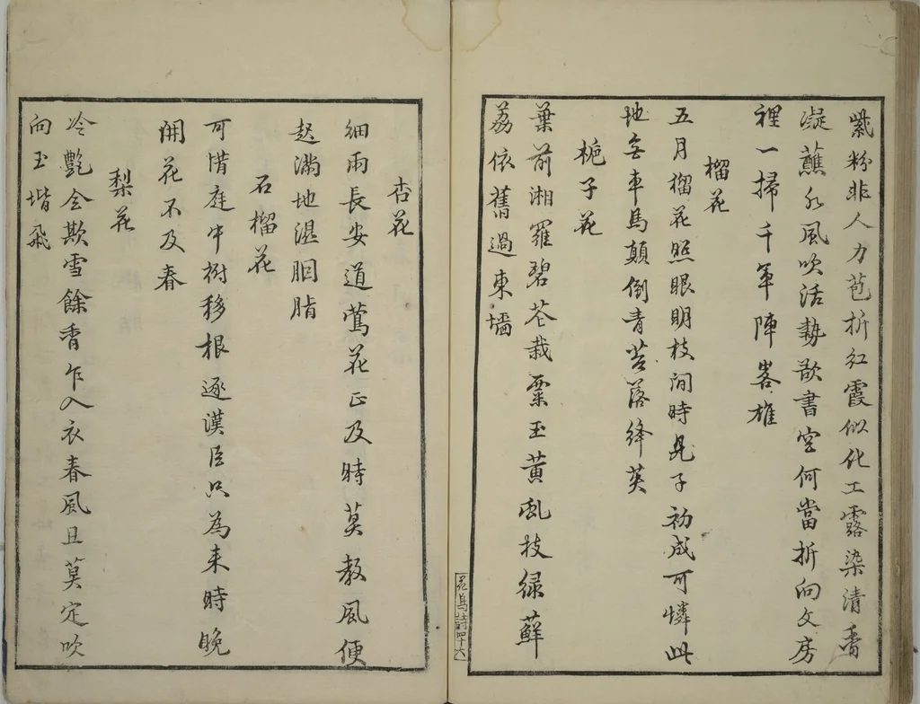 An illustration from Primer on Eight Varieties of Painting (Hasshu gafu 八集画譜), 1672, leaf 51