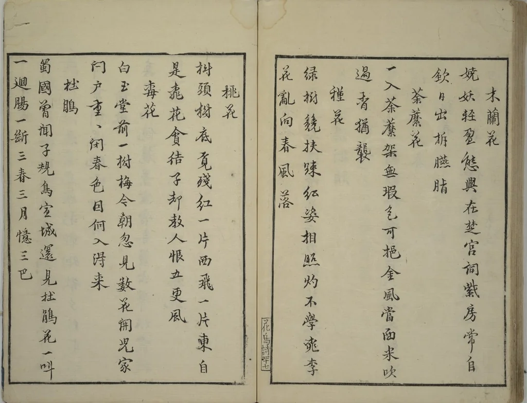 An illustration from Primer on Eight Varieties of Painting (Hasshu gafu 八集画譜), 1672, leaf 52