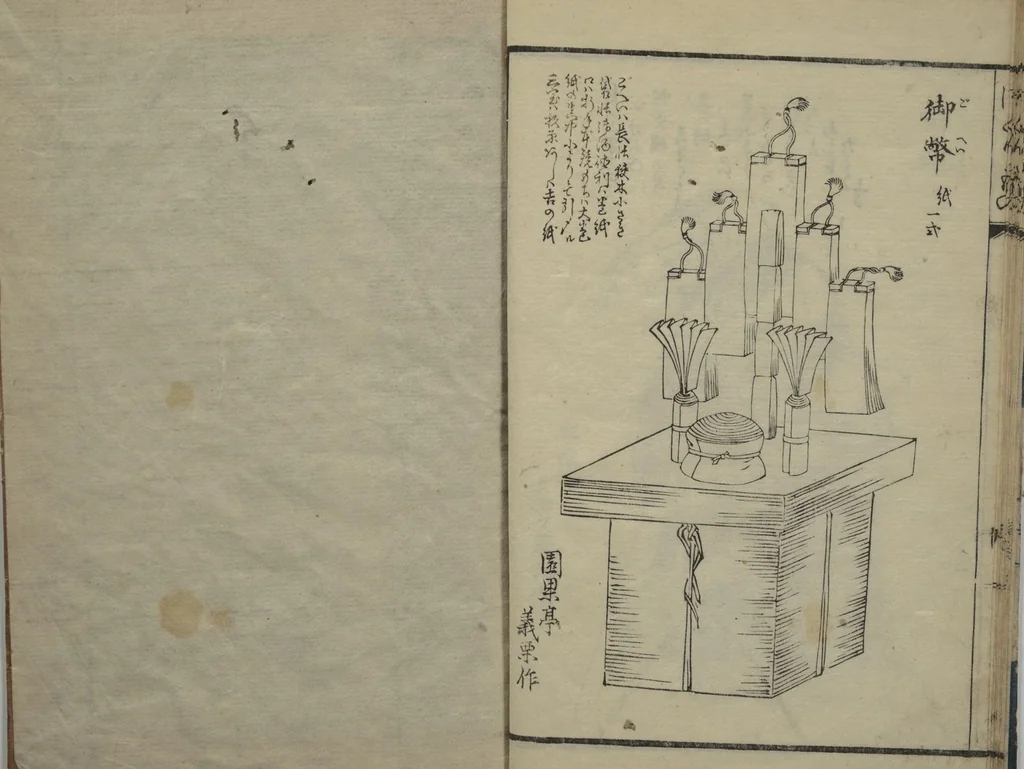 An illustration from Ideas for Various Things of the Seasons (Shiki Tsukurimono shukō no tane 四季造物趣向種) : [volume 1], 1837, leaf 15