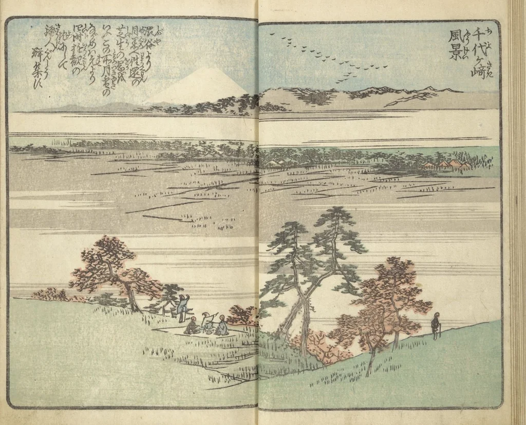 An illustration from Picture Book of the Souvenirs of Edo (Ehon Edo miyage 絵本江戸土産) : [volume 03], 1850, leaf 13