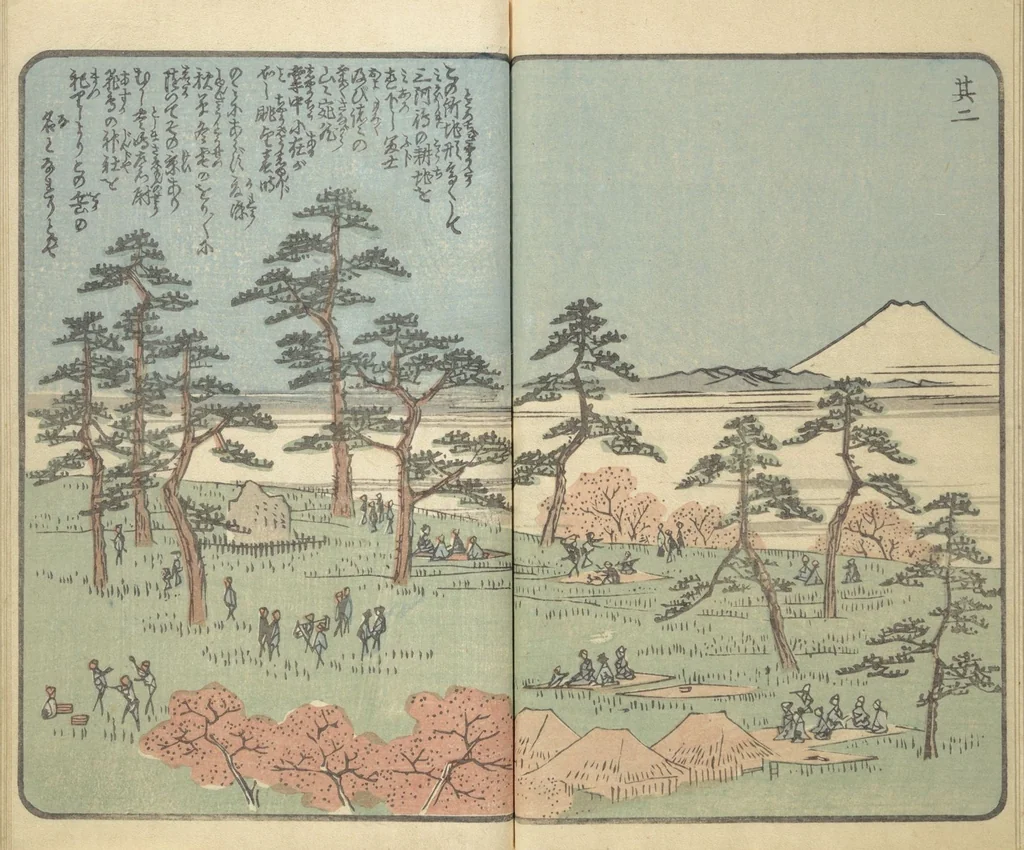 An illustration from Picture Book of the Souvenirs of Edo (Ehon Edo miyage 絵本江戸土産) : [volume 04], 1850, leaf 22