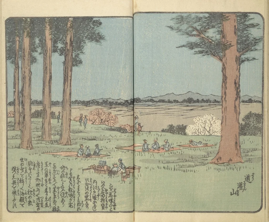 An illustration from Picture Book of the Souvenirs of Edo (Ehon Edo miyage 絵本江戸土産) : [volume 04], 1850, leaf 23