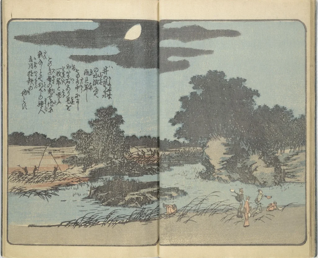 An illustration from Picture Book of the Souvenirs of Edo (Ehon Edo miyage 絵本江戸土産) : [volume 04], 1850, leaf 8