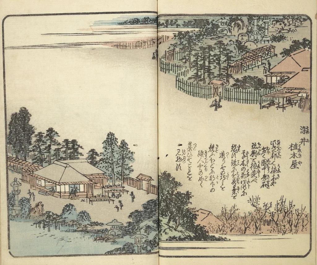 An illustration from Picture Book of the Souvenirs of Edo (Ehon Edo miyage 絵本江戸土産) : [volume 05], 1850, leaf 25