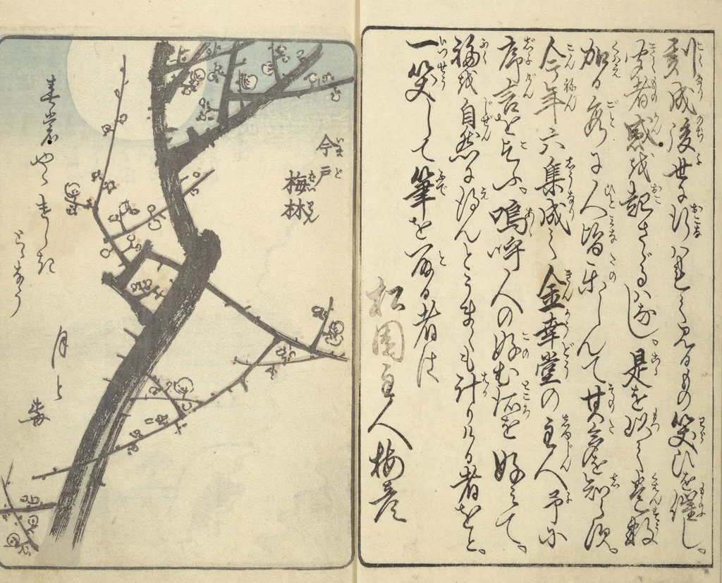 An illustration from Picture Book of the Souvenirs of Edo (Ehon Edo miyage 絵本江戸土産) : [volume 06], 1850, leaf 4